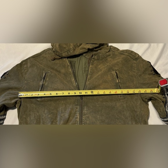 Free People Golden Quills Military Jacket size M - Picture 13 of 13